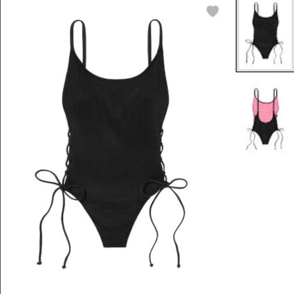 Victoria's Secret Pink Tie Side One Piece